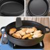 Non-Stick Cast Iron Skillet Flat Bottomed Wok Durable Stir-fry Pan  Induction Cooker