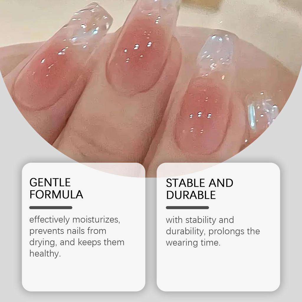 Nail piece solid glue, nail art glue portable soft stable and long-lasting nail shop solid nail glue
