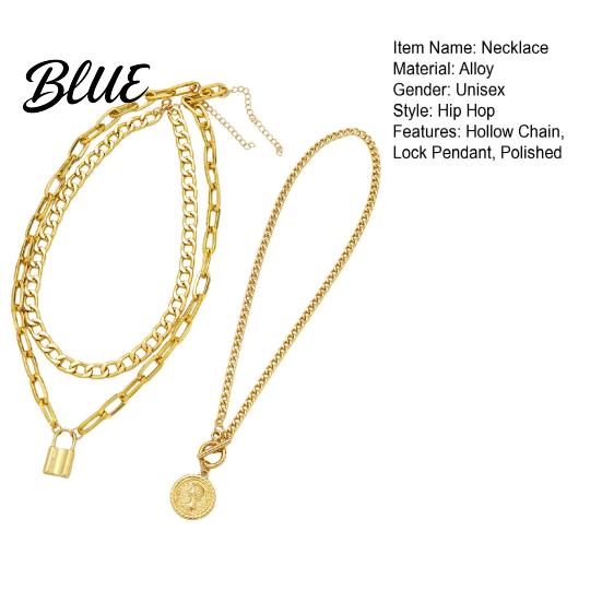 Set de Collar Ajustable 1 Mujeres Color Brillo Pulido Grueso