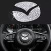 Autocolant Emblema Diamant Volan Mașină pentru Mazda 3 6 2 CX-3 CX-4 CX5 CX9 CX3 CX4 CX-5 CX-9 2015-2020 Accesorii Interioare