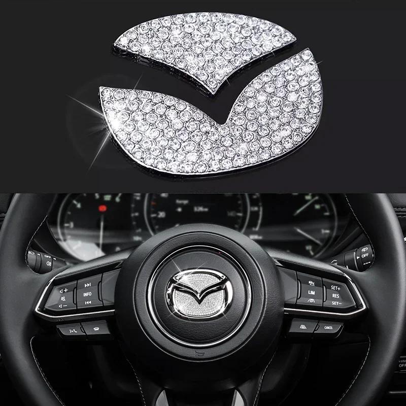 Autocolant Emblema Diamant Volan Mașină pentru Mazda 3 6 2 CX-3 CX-4 CX5 CX9 CX3 CX4 CX-5 CX-9 2015-2020 Accesorii Interioare
