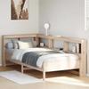 VidaXL Bookcase Bed Without Mattress 75x190 Cm Solid Pine Wood, Bed, Bedroom Furniture, Solid Wood Bed, Bed 3324445