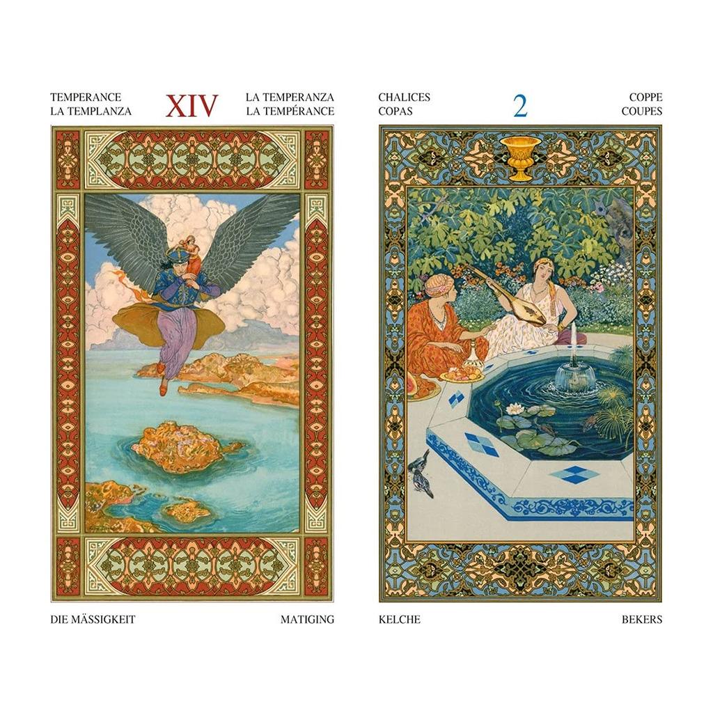 Kancharo Tarot Card Set of One Thousand and One Includes Japanese Tarot Card Instructions Pouch 78-Card [Tarot Nights] & (Authentic)