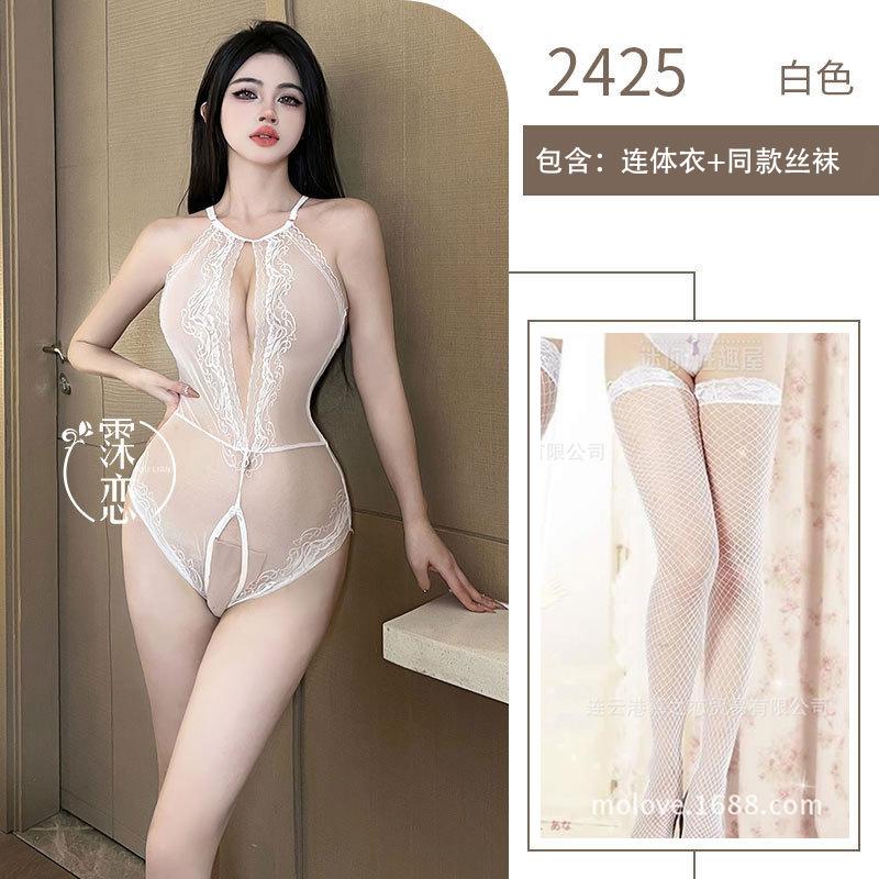 Sexy sexy underwear perspective pattern lace one-piece fun without the temptation of outdoor nightclub uniforms