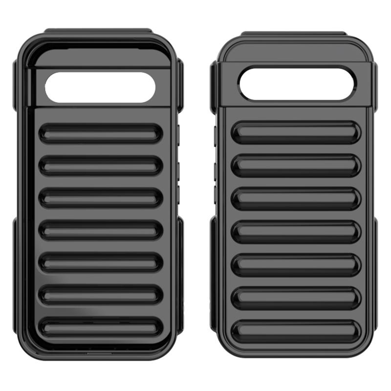 

Capsule Series for Google Pixel 8a Case Ribbed Back Design TPU Phone Cover Transparent