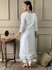 Damen Designer Partykleidung Salwar Anzug Indisch Bollywood Chanderi Oberteil Tunika Kurti Anzug Kleid