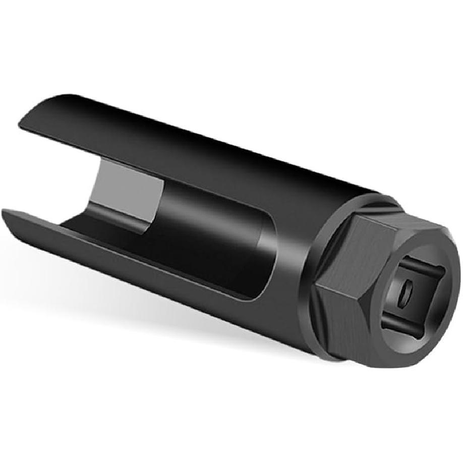 Oxygen Sensor Socket With Side Wire Cutout, 1/2" Drive By 7/8" 6-Point O2 Sensor Fit All Vehicles O2 Removal And Tallation, Offset Oxygen Sensor