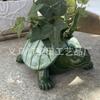 1 Piece Turtle Flower Pot Statue Ornament, Creative Animal Resin Statue Handicraft, Suitable for Outdoor Garden and Courtyard
