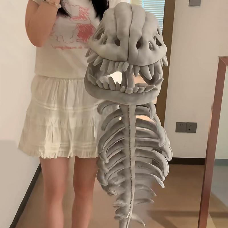 Dinosaurs Costume Headgear Dinosaur Accessorie Dinosaur Skeleton Mask Funny Halloween Decoration Cosplay Headwear