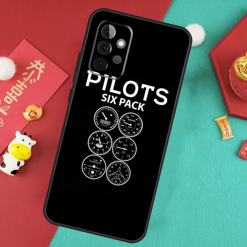 Airplane Pilot Case For Samsung Galaxy A13 A33 A53 A15 A25 A35 A55 A54 A34 A14 A71 A51 A12 A32 A52 Cover