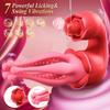 3-in-1 Waterproof Clitoral G-Spot & Nipple Vibrator - Enhanced Oral Stimulation Toy for Female Orgasm (Quick Charge)