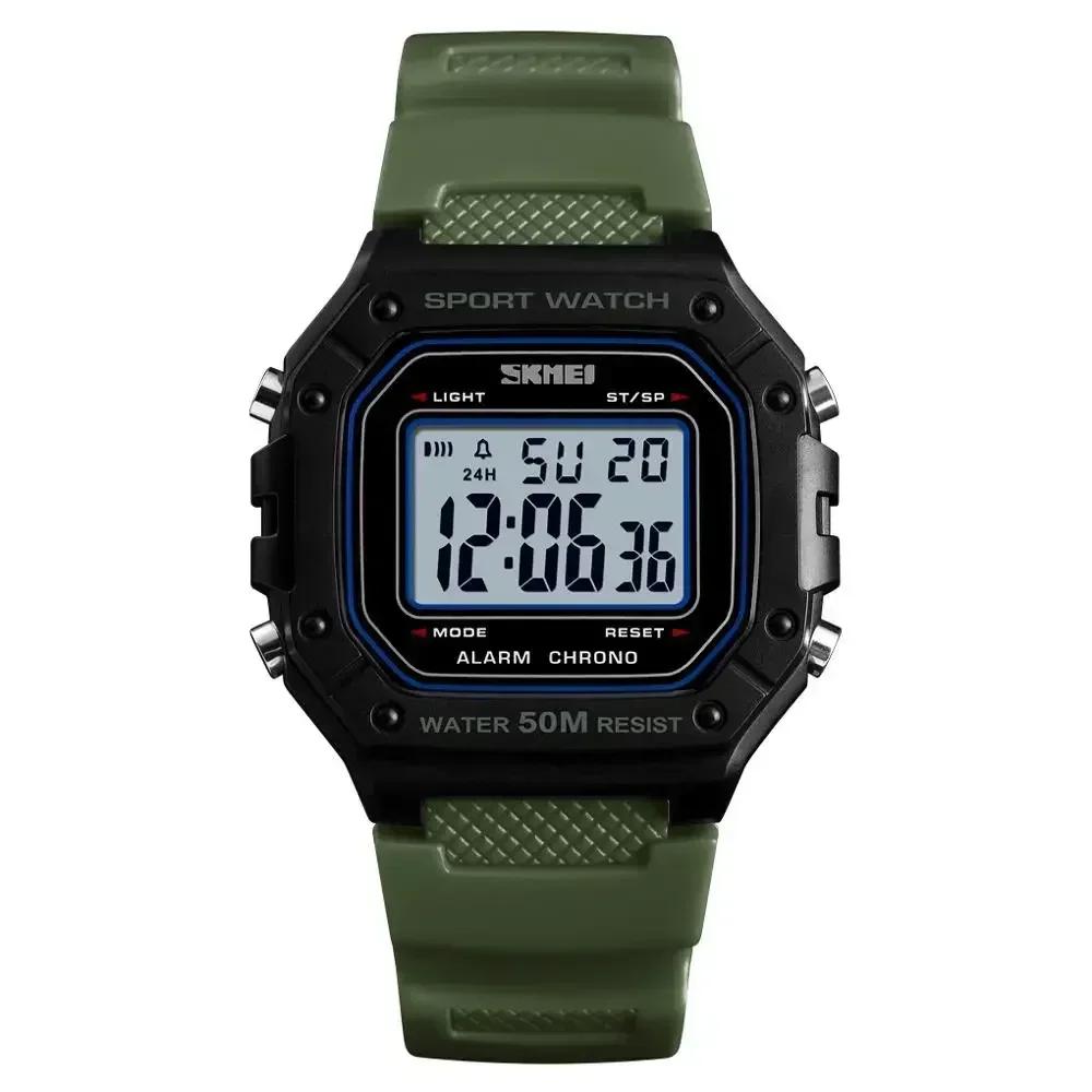 SKMEI 1496 Herrenuhr Outdoor Sportuhr Herren Digitale Uhren 5Bar Wasserdicht Wecker Mode Militärische Herren Digitaluhr