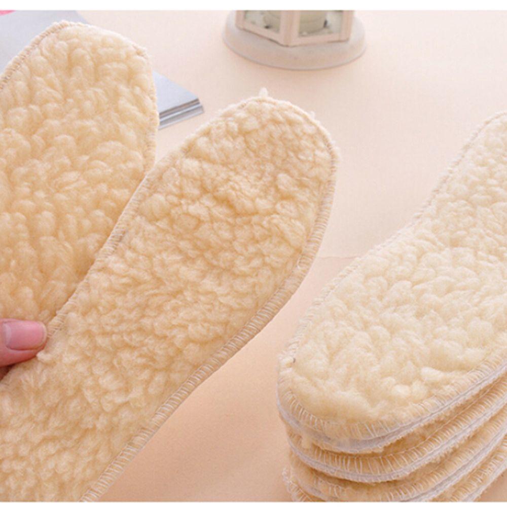 1 Pair New Boots Soft Warm Insoles Shoes Insert Wool Fleece Pads