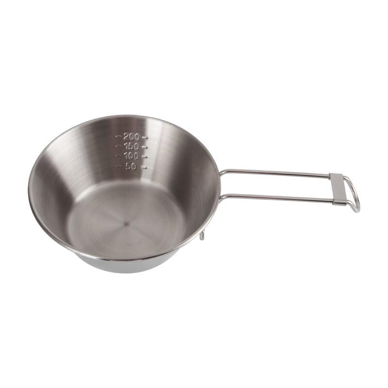 Gongziyu Outdoor Stainless Steel Folding Sierra Bowl 12cm