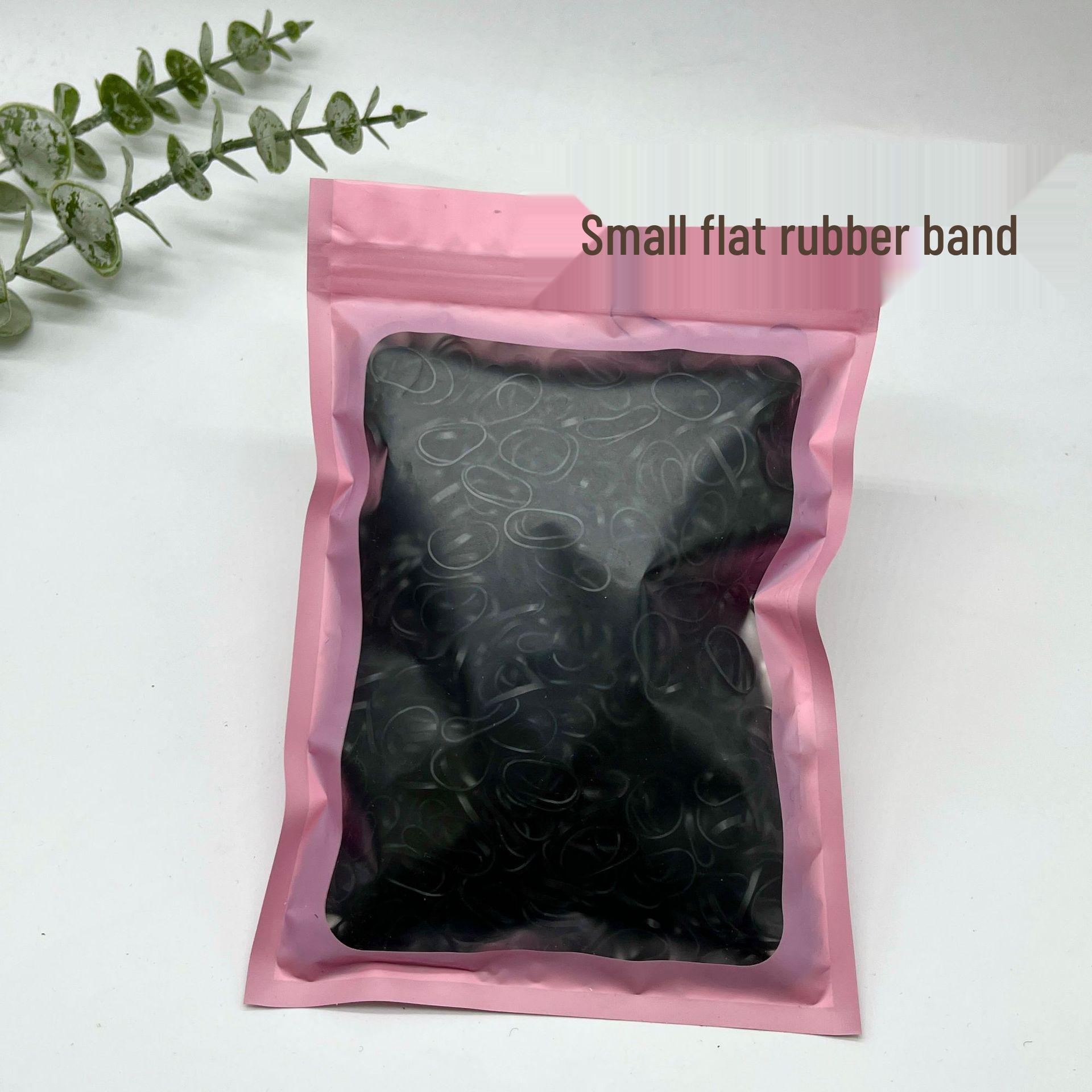 Black and Yellow High Elasticity Hair Ties - Small Rubber Bands