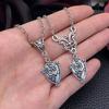 European & American Retro Rose Pendant Necklace - Dark Pastoral Style