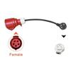 16A Schuko To 32A CEE Industrial Plug UK Charging Adapter Cable