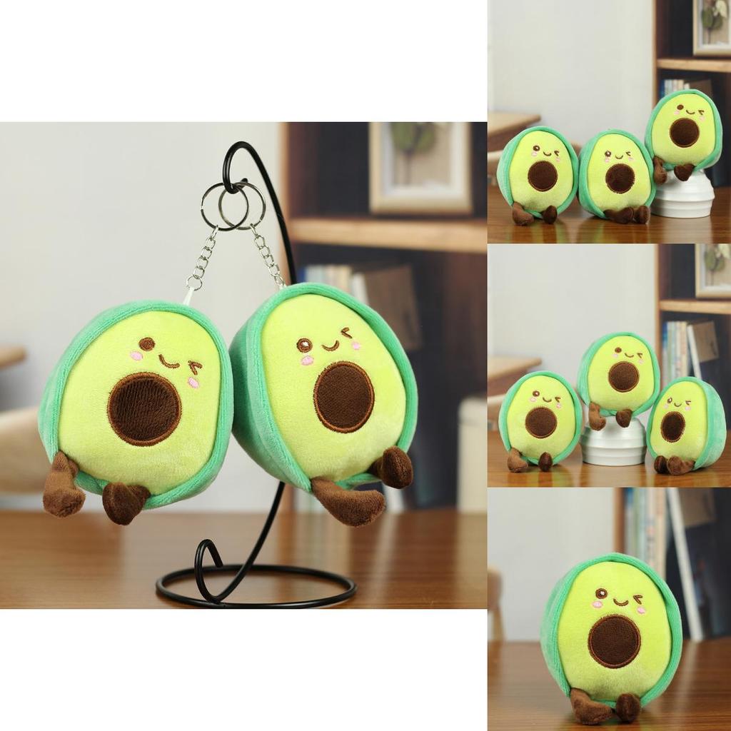 Adorable Mini Avocado Plush Toy Short Plush Stuffed Fruit Doll For Kids Activity Gift