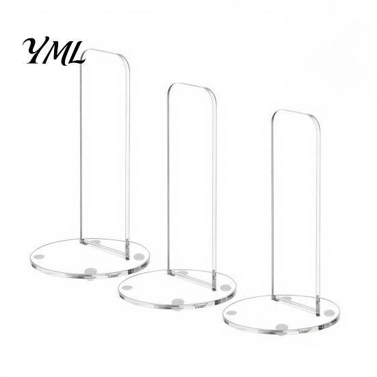 Martial Arts Gear Organizer Acrylic Boxing Glove Display Stand, Non-slip Base Holder, Stand Vertical Storage Rack for Home Gym Training Sports Gloves