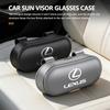 Car Sun Visor Sunglasses Glasses Case Glasses Holder Clip Box For Lexus CT ES GS NX IS250 RX350 IS200 LX570 UX250h CT200h AEU1