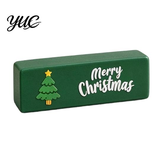 Tactile Finger Toys with Sound Christmas Crunchy Butter Squishy Toy, Slow Rise Fidget Crinkle Raffle Prizes for Parties Sensory Stress Relief Stocking