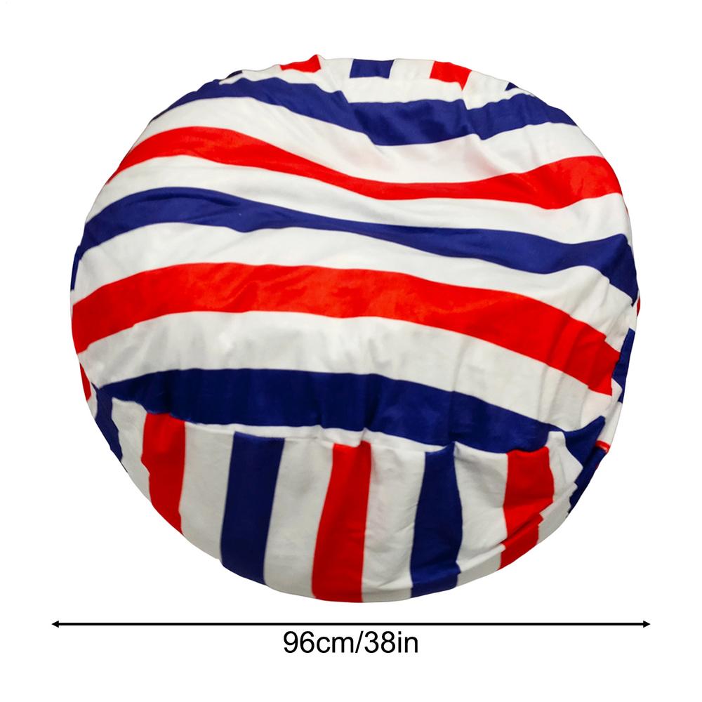 Bean Bag Storage Stuffed Animal Chair Kids Toys with Zip microfiber flannel Children Kids Plush Toy Organizer Large Capacity