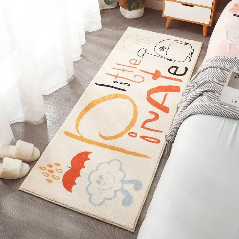 Bedroom Carpet Bedside Floor Mat Runner Rug Long Carpets Cute Cartoon Children's Carpets Home Decoration Rugs