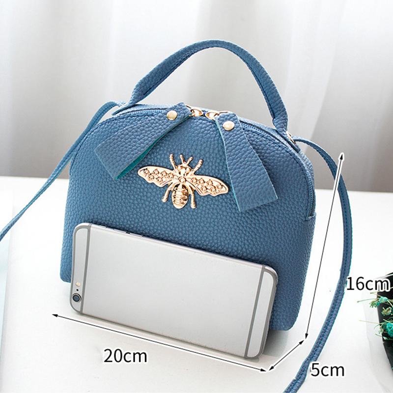 Women Girls Cross Body Bag Bee Party Messenger Shoulder PU Handbag Doll House