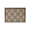 Gucci Horsebit 1955 Vintage Gold Buckle Logo Canvas And Leather Wallet Unisex Wallets Brown Ebony 644462-92TCG-8563