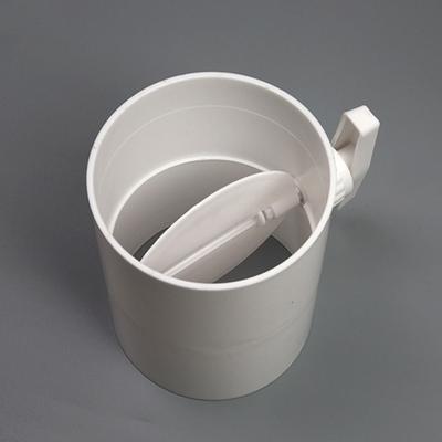 Portable PVC Air Valve Round 75/110/150/160/200mm Check Valve Manual Pipe Air Volume Valve Home