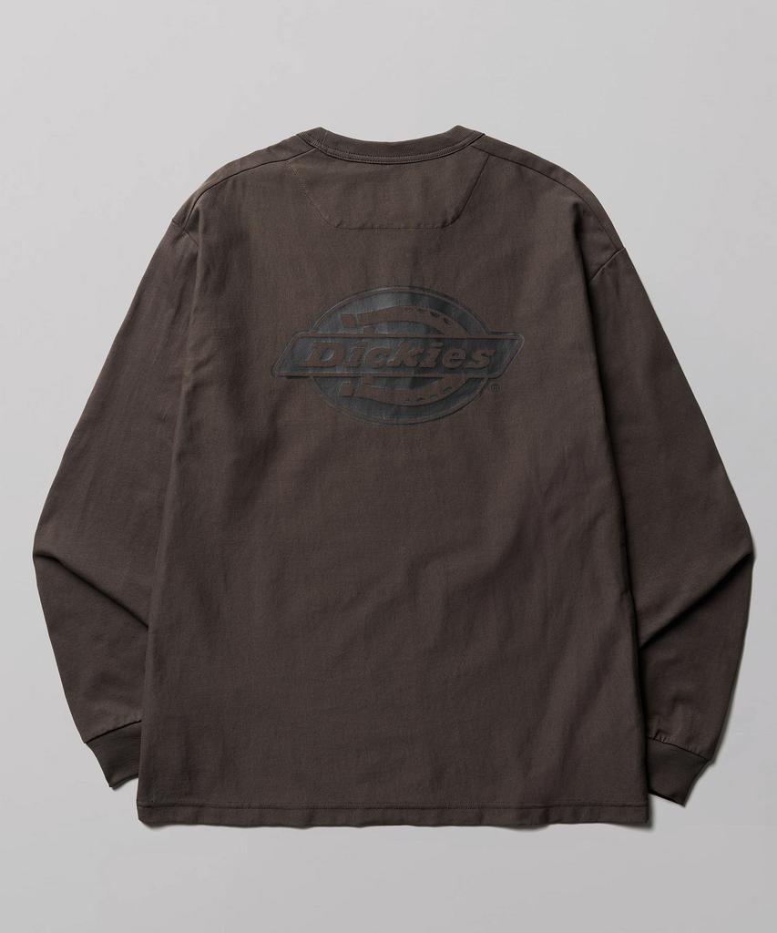 Dickies Bag Mono Logo Long Sleeve Brown