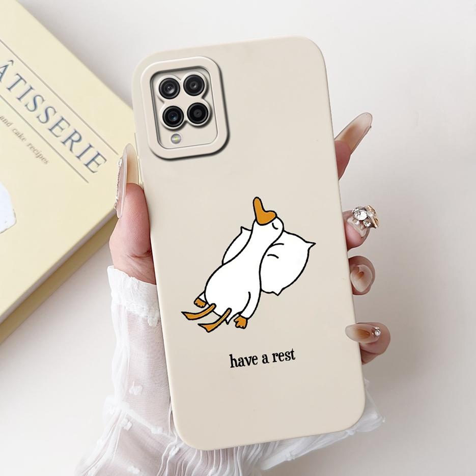 For Samsung Galaxy A22 4G Case SM-A225F Cute Panda Cartoon Cover Shockproof Phone Case For Samsung A22 A 22 5G A226B Soft Fundas