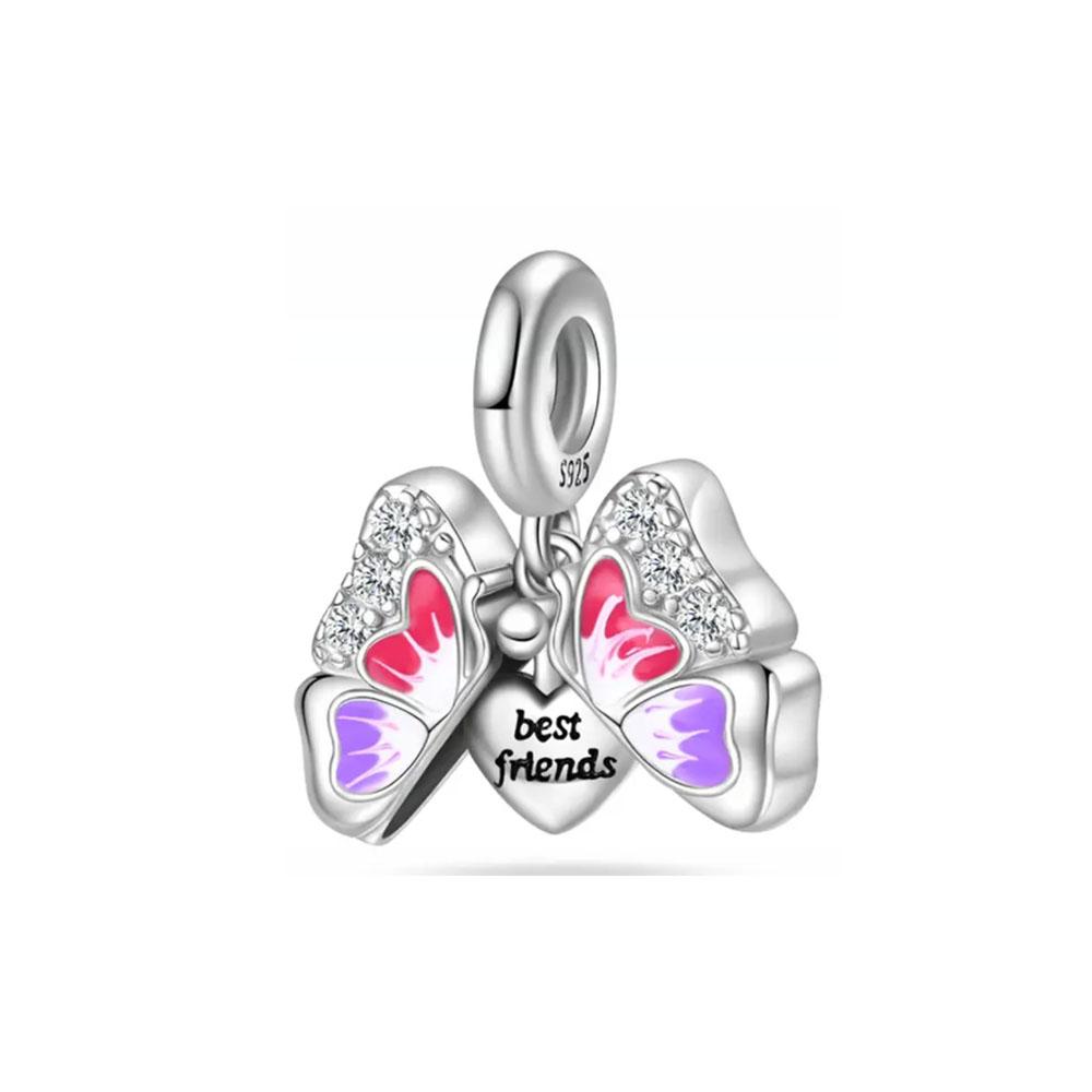 New 925 Silver, Elephant, Camera Beads, Lipstick, High Heels Pendant, Original Bracelet, DIY Accessories, Exquisite Jewelry