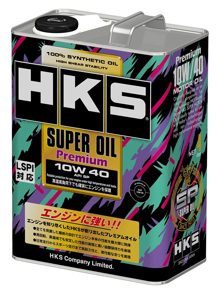 HKS SUPER OIL Premium 10W-40 API SP 4L 52001-AK142