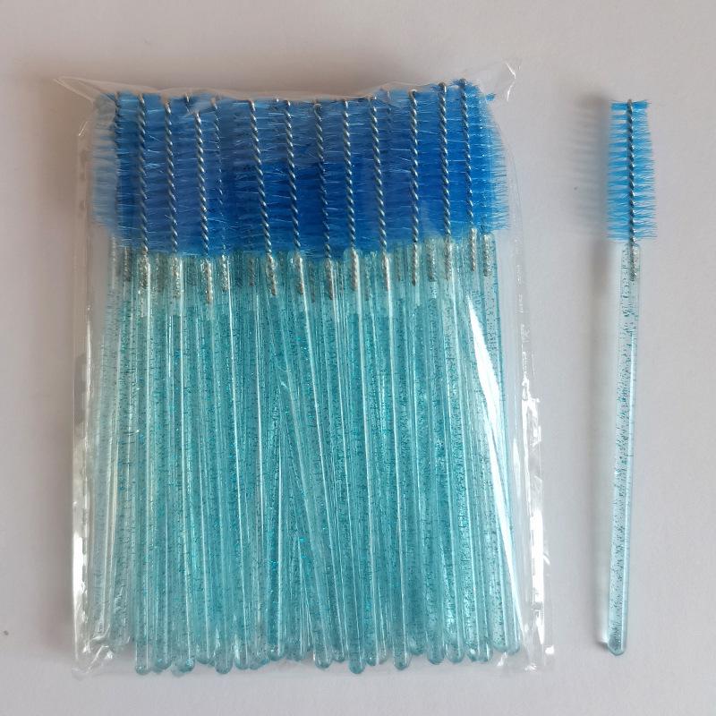Disposable Crystal Eyelash and Eyebrow Brush for Extensions and Grafting
