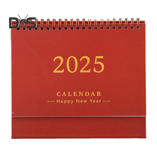 Mini-Tischkalender 2025, Tagesplaner, Klappkalender, To-Do-Liste, Notizblock, Zeitmanagement, Terminplaner, Organizer für Büro, Zuhause, Schule