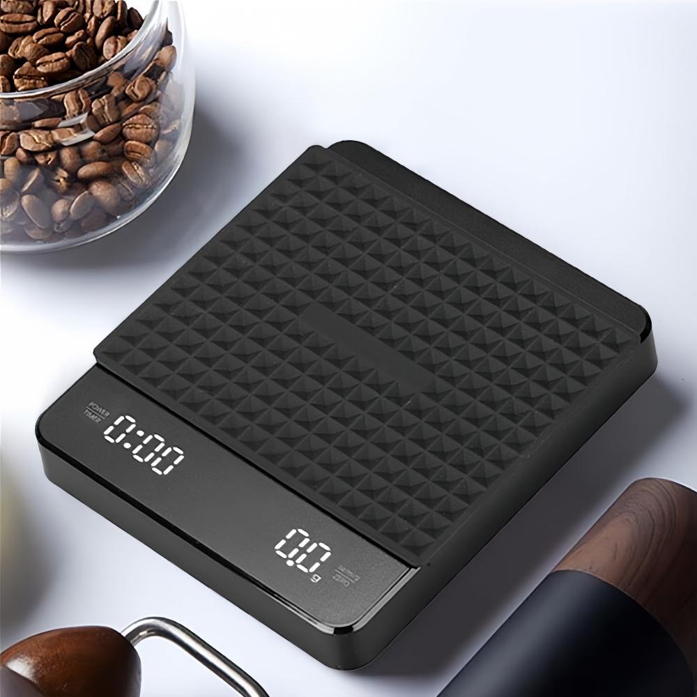 Electronic Coffee Scale Waterproof Pad LED Display High Quality USB Timing Professional Home Coffee Accessories Gift 3kg/0.1g
