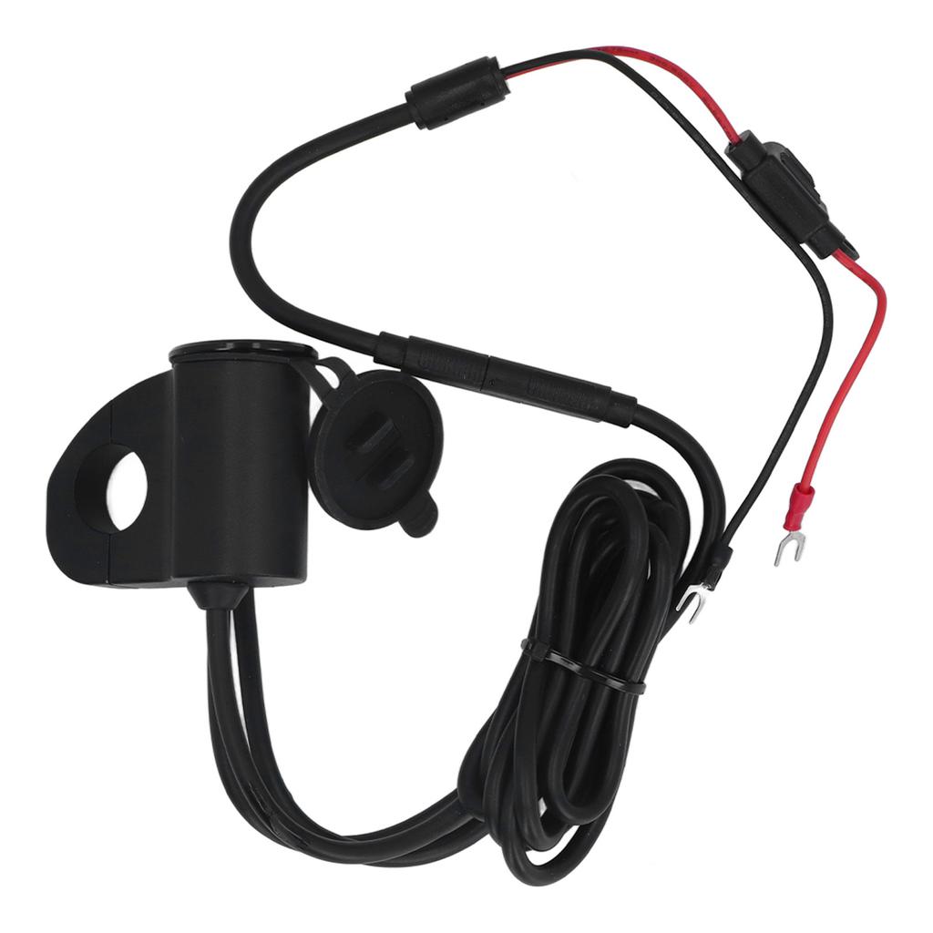 Electric Vehicle Motorcycle Mobile Phone Charger Digital Display Voltage QC3.0 Dual USB Charger