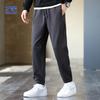 Romon Men's Seaweed Texture Fashion Splice Jogger Sweatpants