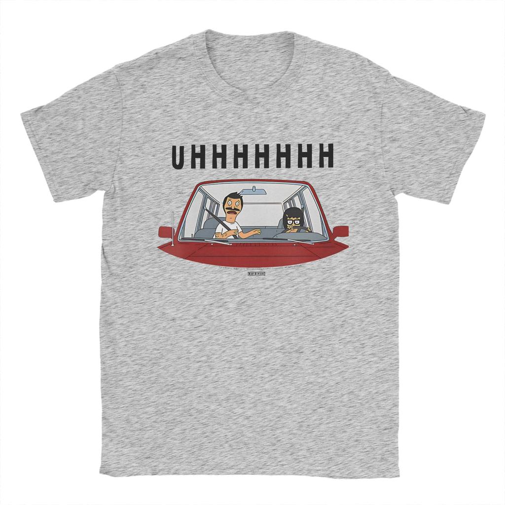 Uhhhh Bobs Burgers Tina Driving  T-Shirts for Men Women  Funny Pure Cotton Tees Round Neck Short Sleeve T Shirts Unique Clothing
