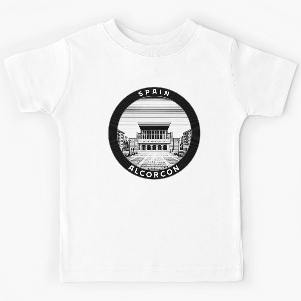 Alcorcon Spain Linocut Style  Kids T-Shirt 140