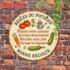 Tin Sign Rgles Du Potager Print Vintage Durable Metal Plaque Wall Decor Home Office Bar Man Cave Wall Art