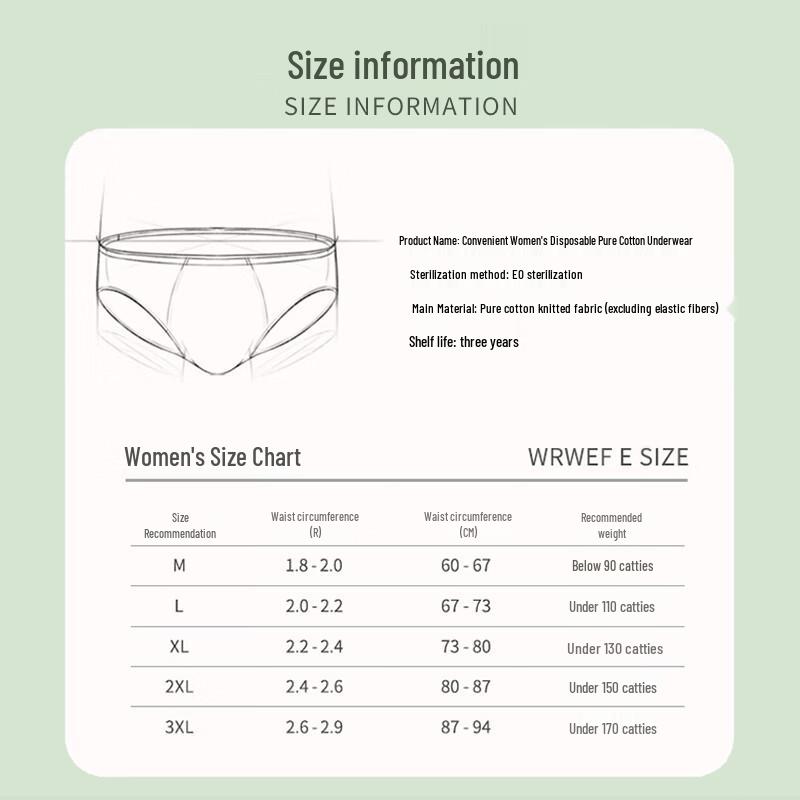 You Shi Guang Sterilized Cotton Disposable Underwear