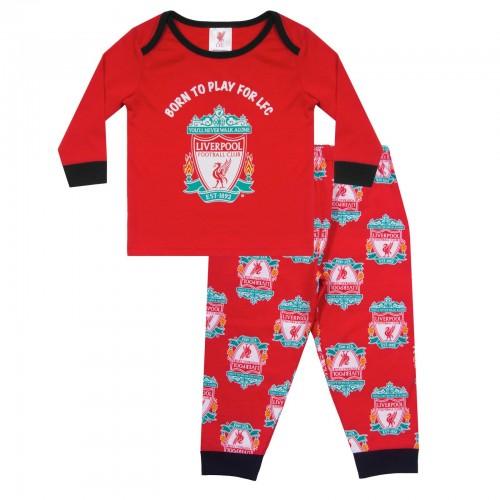 Liverpool FC Baby Boys Born To Play Long Pyjama Set