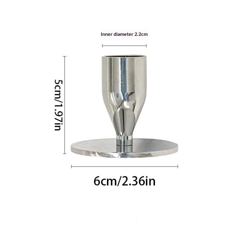 New Vintage Elegant Metal Tabletop Candle Stand Creative Candlestick Holder Home Decor