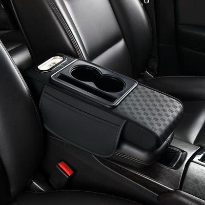 Almofada de Apoio de Braço Automático Aumento de Altura Bolsa de Armazenamento Lateral Capa de Console Central para Caminhão