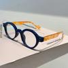 Vintage Round Optical Frames Men  New Fashion Blue Light Blocking Glasses Women Trendy Chic Brand Design Eyeglasses