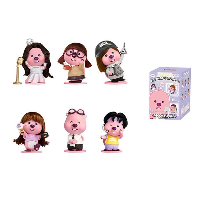 New POP MART Zanmang Loopy's Circle Of Friends Performs Me Blind Box Products Single Mystery Box/Full Box 6 Pcs PPMT-2501-0041