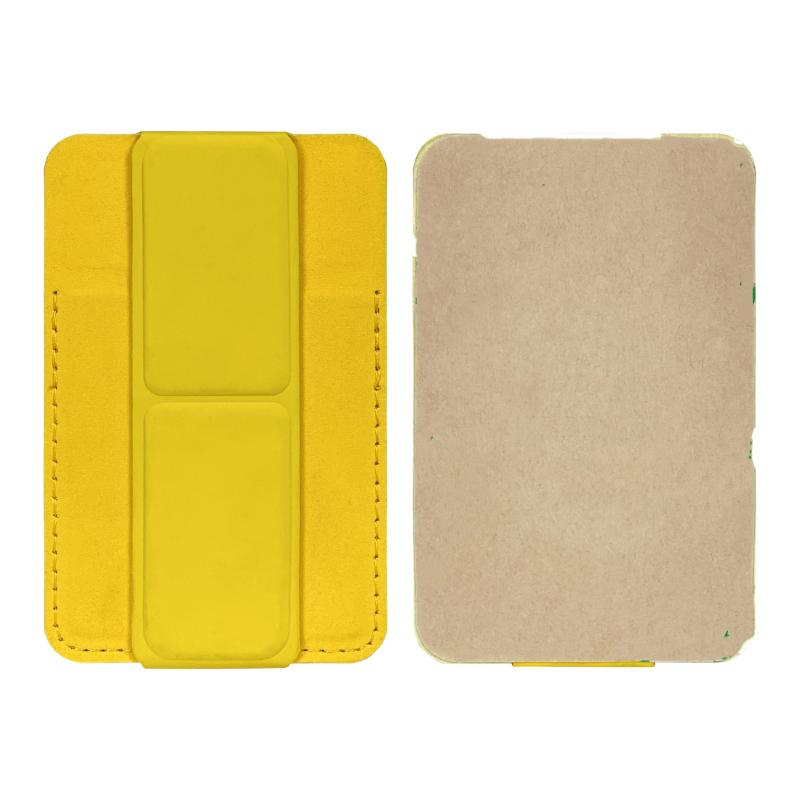 2 In 1 Phone Wallet Stick On Credit Adhesive Card Holder For Back Of Phone Case Pocket Card Slot Folding Kickstand Stand