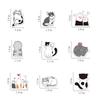 Cat Stickers 100 Mobile Phone Water Cup Computer Notebook Decoration Waterproof Cute Cat Stickers